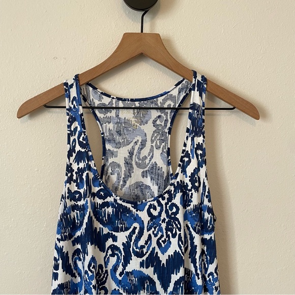 Lilly Pulitzer Hampton Tank Dress in Resort Navy Ikat Print S - Picture 8 of 12
